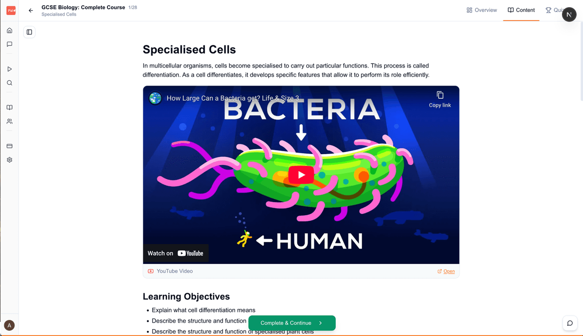 Pal - AI-powered GCSE learning platform